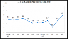 <b>统计局：2019年上半年社会消费品零售总额增长8.4%</b>